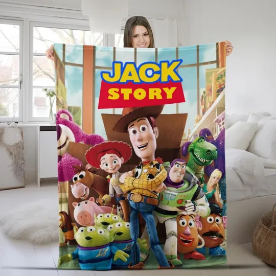 Discover Disney Toy Personalized Story Fleece Blanket