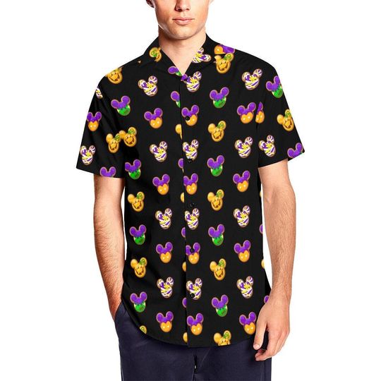 Discover Halloween Mickey Cookies Hawaiian Shirt