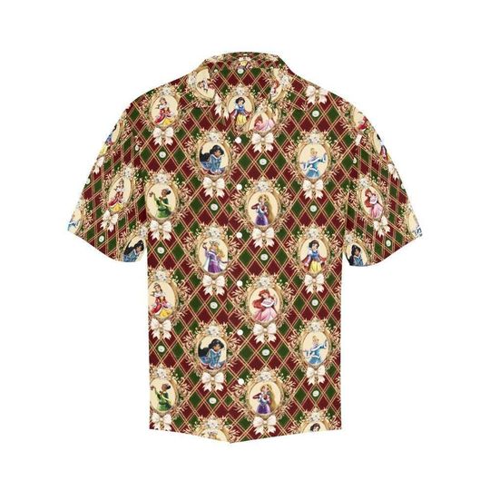 Discover Christmas Princess Frames Hawaiian Shirt