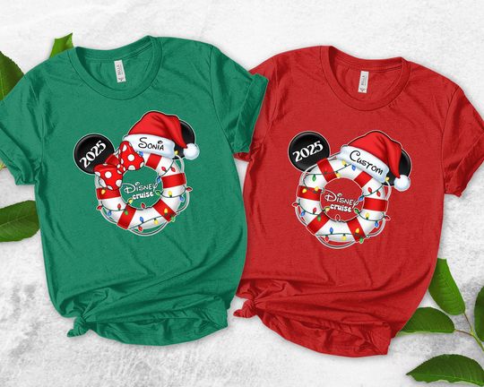 Discover Custom Disney Christmas Cruise Shirts, Family Christmas Cruise Shirts, Group Disney Cruise Shirt, Matching Disney Tee AXIJ07