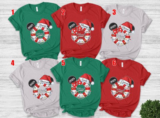 Discover Custom Disney Christmas Cruise Shirts, Family Christmas Cruise Shirts, Group Disney Cruise Shirt, Matching Disney Tee AXIJ07