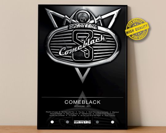 Discover Scorpions Poster | Comeblack Poster | Album Poster Prints | Wall Decor Posters