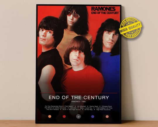 Discover Ramones Poster | End of the Century Poster #18103 | Album Poster Prints