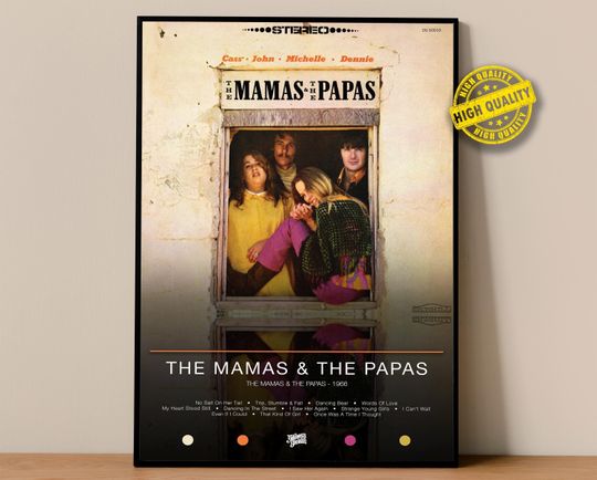 Discover The Mamas & The Papas Poster | The Mamas And The Papas Poster | Album Poster Prints