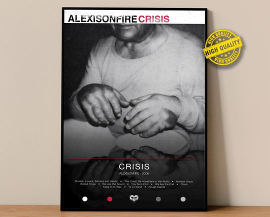 Discover Alexisonfire Poster | Crisis Poster | Album Poster Prints | Wall Decor Posters