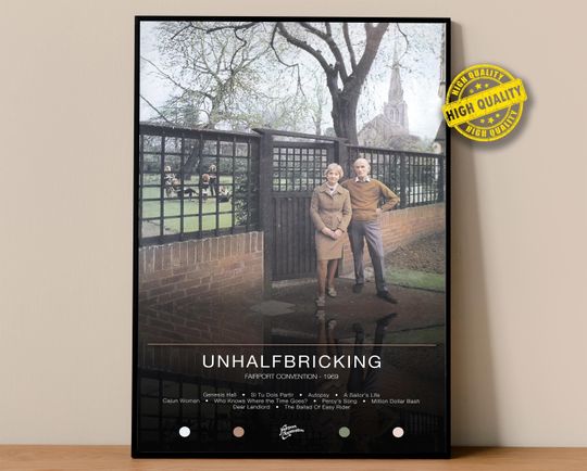 Discover Fairport Convention Poster | Unhalfbricking Poster | Album Poster Prints