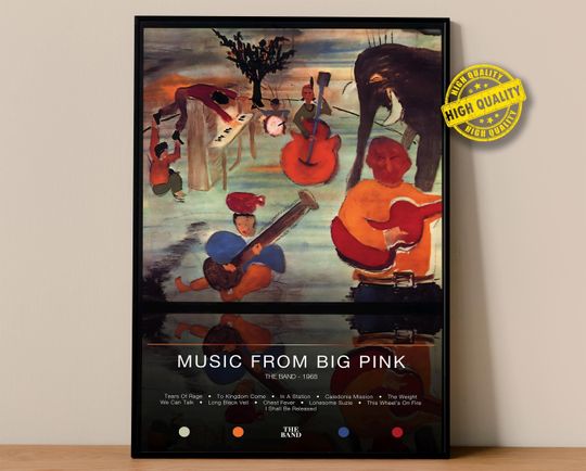Discover The Band Poster | Music From Big Pink Poster | Album Poster Prints
