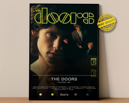 The Doors Poster | The Doors Poster | Album Poster Prints | Wall Decor Posters