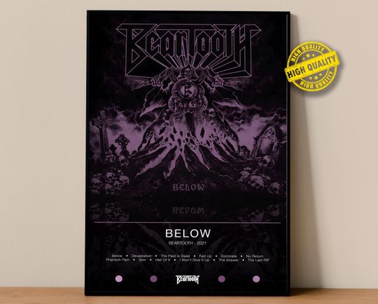 Beartooth Poster | Below Poster | Album Poster Prints | Wall Decor Posters
