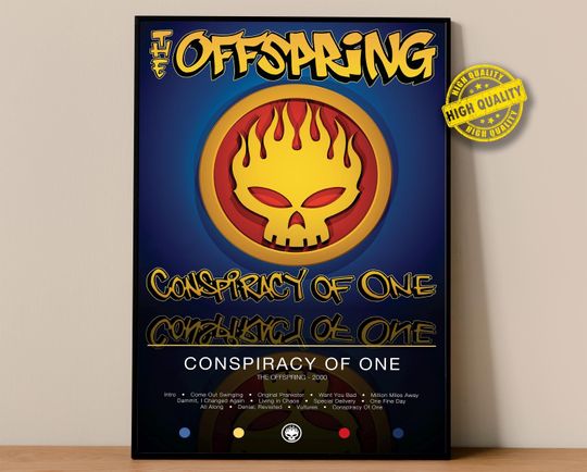 Discover The Offspring Poster | Conspiracy Of One Poster | Album Poster Prints