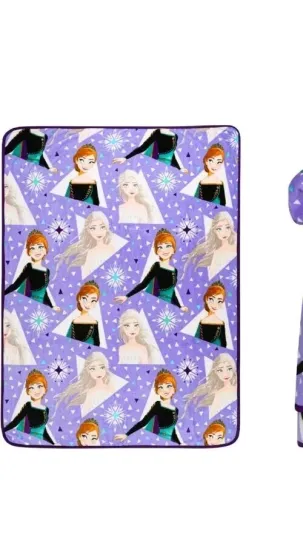 Discover Disney Frozen 46in x 60in Fleece Plush Throw Blanket