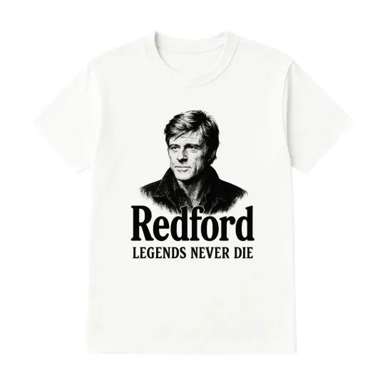 Discover Robert Redford Shirt, RIP Robert Redford Tee, Classic Film Legend T-Shirt, Retro