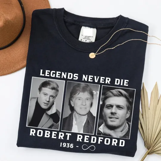 Discover Robert Redford 1936-2025 RIP T-Shirt Patriotic #1