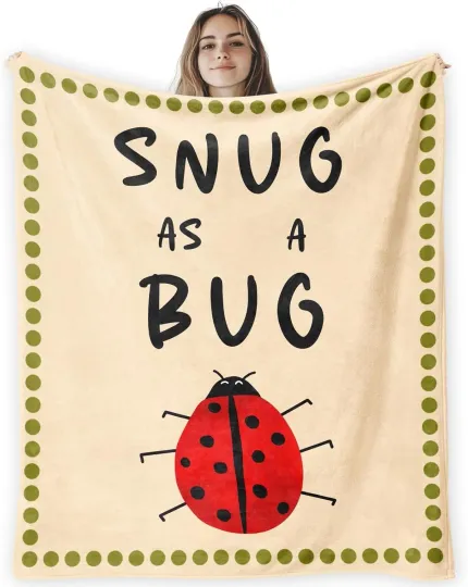 Discover Bug's Life, Francis Blanket, Plush Fleece Blanket, Disney Cartoon Movie Blanket