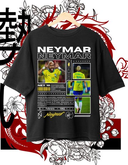 Neymar T-shirt, Bootleg T-shirt, Football Shirt