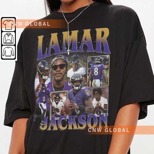 Lamar Jackson Baltimore Football Shirt, Lamar Jackson 90s Vintage Bootleg Graphic Tee, Football Fan Gift