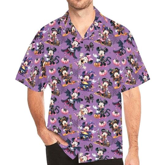 Discover Halloween Party Minnie Summer Hawaiian Shirt