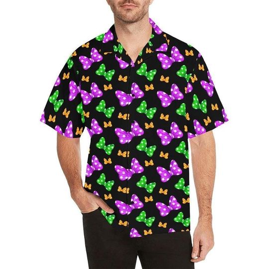Discover Minnie Halloween Bows Summer Hawaiian Shirt