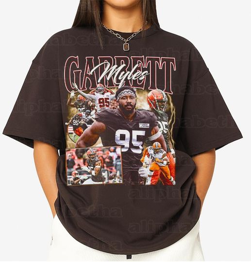 Myles Garrett Vintage Shirt, Myles Garrett Retro Graphic Tee, Game Day Shirt, Myles Garrett Football Shirt
