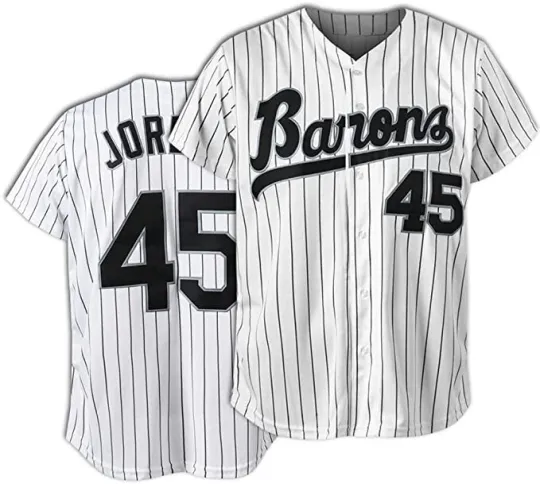 Tocament Birmingham Barons Michael Jordan 45 Baseball Jersey 90s