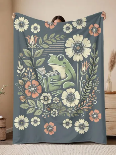 The Frog For Disney Frog Read, The Princess And The Frog Blanket, Fleece Blanket