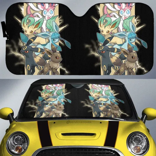 Cartoon Car Sunshade Custom Car Accessories