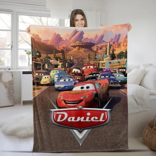 Discover Disney Cars Movie Radiator Springs Customize Fleece Blanket