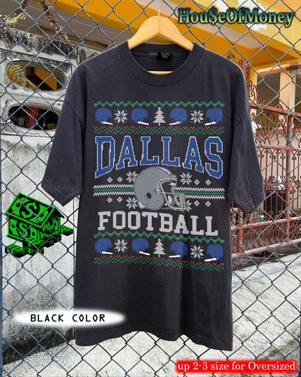 Discover Dallas Football Christmas T-shirt, Dallas Football Christmas Shirt, Football Team Christmas Shirt, Dallas Gameday Xmas T-Shirt