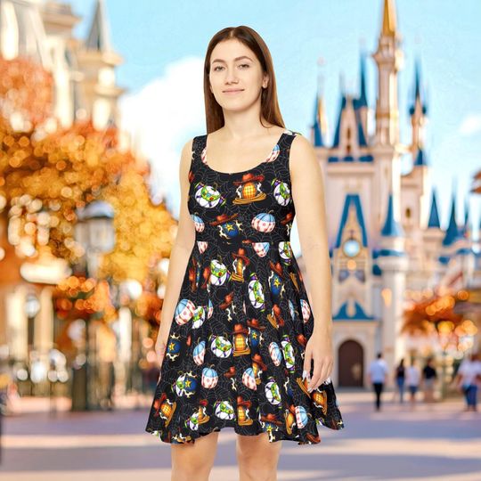 Toy Story Pumpkins Women's Skater Dress
