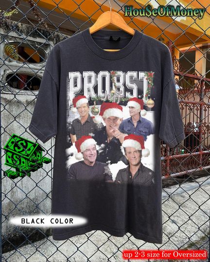 Discover Vintage Jeff Probst Christmas T-Shirt: 90s Retro Survivor Christmas Graphic Tee