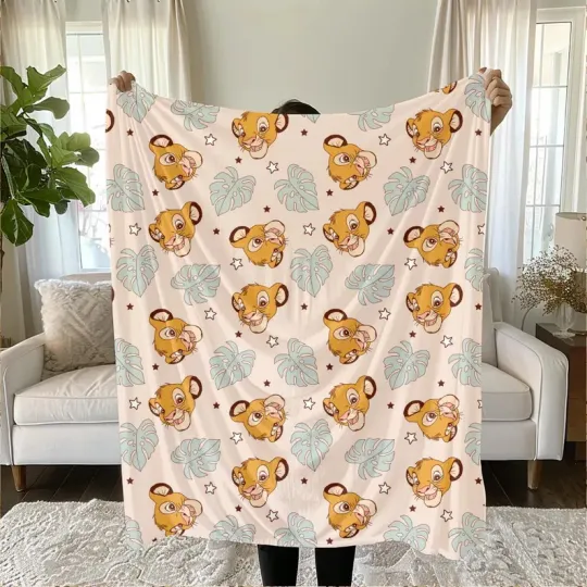 Discover Disney Lion King Simba Fleece Blanket