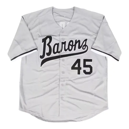Tocament Birmingham Barons Jordan #45 Baseball Jersey Gray Stitched 90s