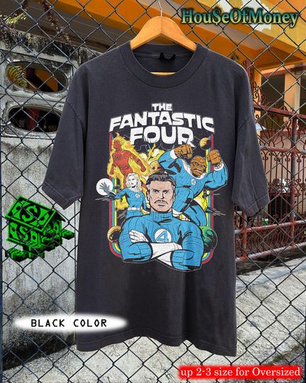 Discover Fantastic Four Shirt, the fantastic four T-shirt, reed richards, comics book shirt, johnny storm, fantastic four movie