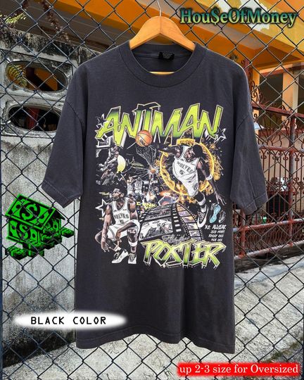 Anthony Edwards Vintage Bootleg T-Shirt - Minnesota Antman Graphic Tee