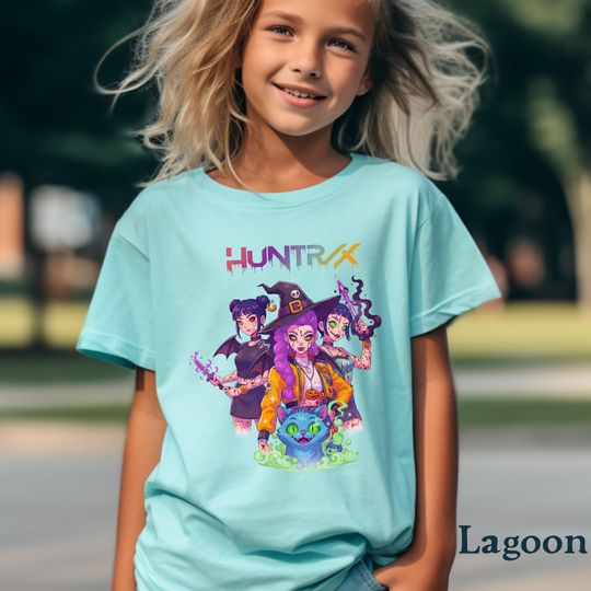 Discover huntrix halloween shirt derpy tiger shirt kpop huntrix t shirt demon hunters saja girls shirt spooky season anime graphic tee