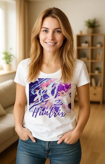 Kpop Demon Hunters Shirt, Jinu Manga Shirt, Korean Pop Lover Gift, Kpop Huntrix Shirt, Demon Hunter Merch, Saja Girls Fan Shirt, Kpop Shirt