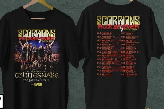 Discover Scorpions Rock Believer World Tour Best T-Shirt