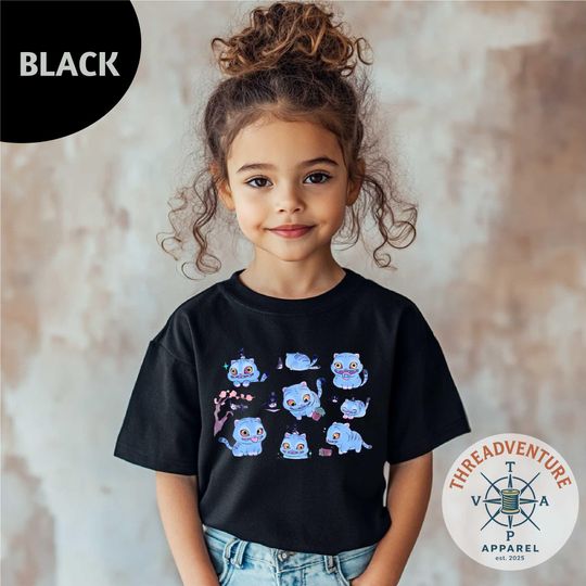 Discover Funny Demon Hunters Tiger Kids Shirt, Demon Hunter Tiger Tee for Toddlers, K-pop Shirt, Hunters Tiger Youth Tee, Cute Animal Gift
