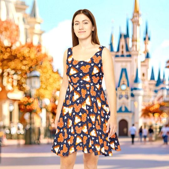 Discover Mickey Pumpkin Pie Women's Skater Dress