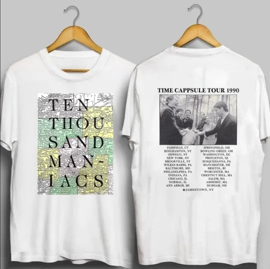 Discover Vintage 1990 10,000 Maniacs Time Capsule Tour T-shirt, size S-5XL