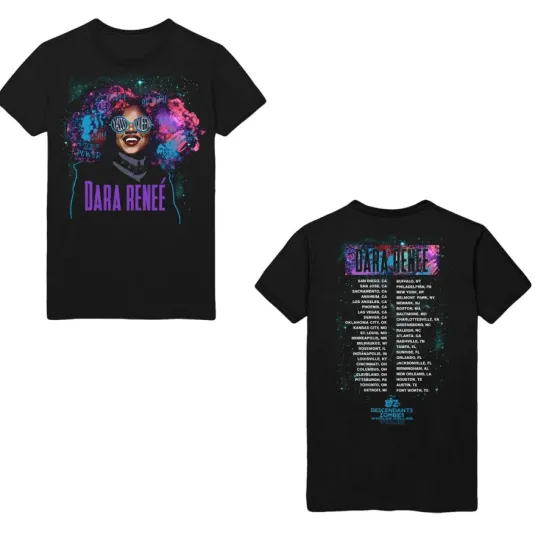 Discover Descendants Zombies Worlds Collide 2025 Tour T-shirt, size S-5XL