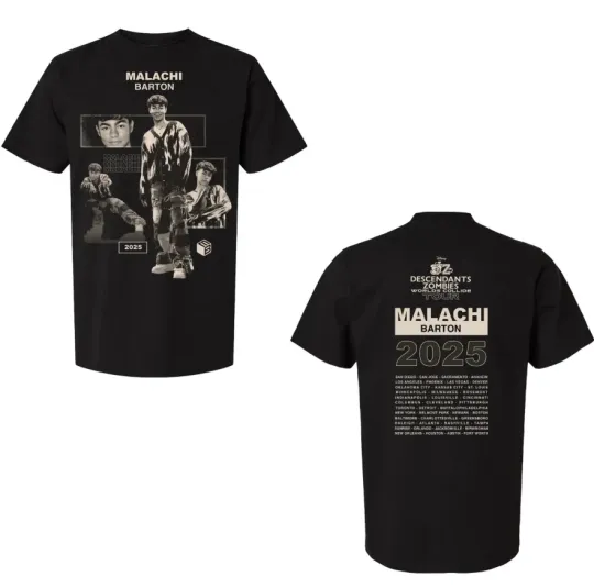 Descendants Zombies Worlds Collide Tour 2025 T-shirt