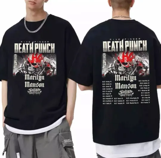 Five Finger Death Punch 2024 Tour T-shirt