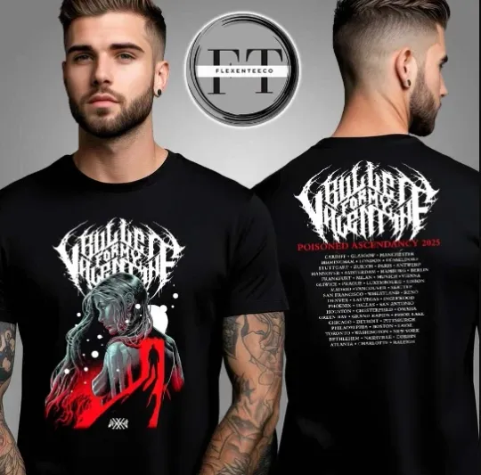 Discover Bullet For My Valentine The Poisoned Ascendancy Tour Through T-shirt, size S-5XL