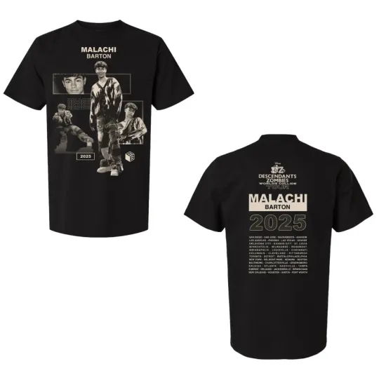 Descendants Zombies Worlds Collide Tour 2025 T-shirt