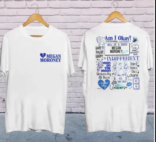 Discover Megan Moroney Am I Okay 2025 Tour T-shirt, size S-5XL