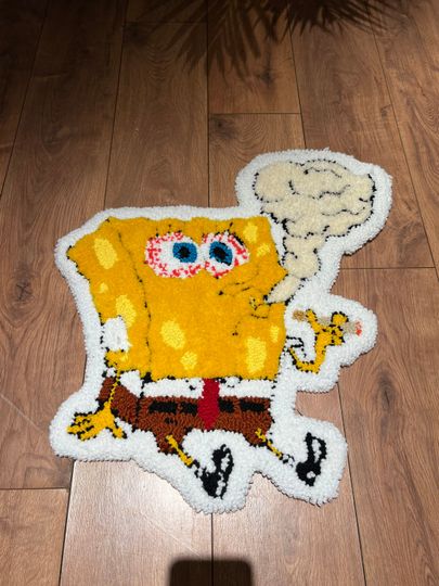 Discover Smoking Weed  Fluffy Rug, Funny Gift Idea