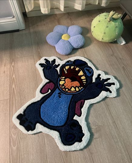 Discover Stitch Rug| Cartoon Rug