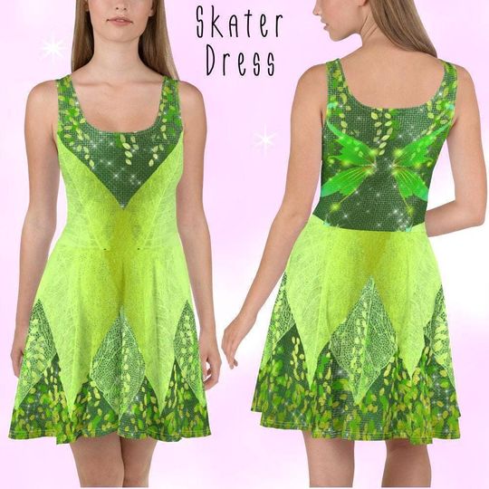 Discover Disney Tinkerbell Women's Skater Dress