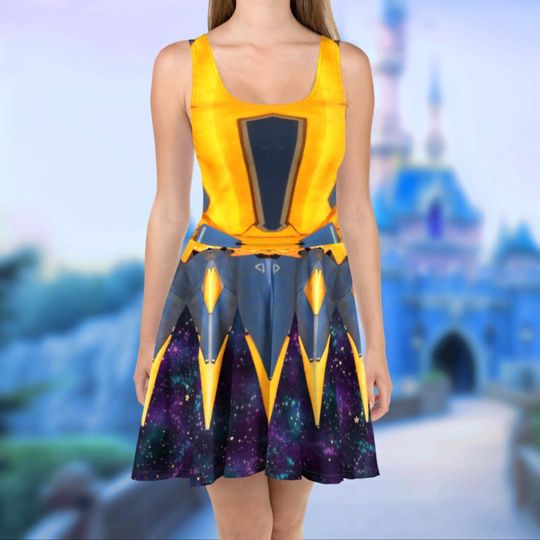 Cosmic Rewind Starblaster Women's Skater Dress